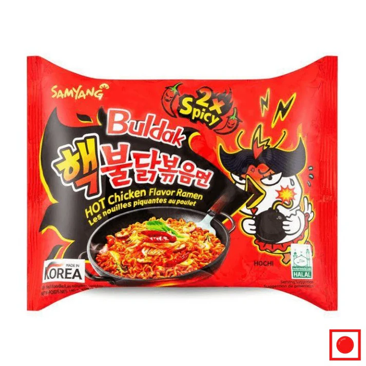 Samyang Hot Chicken 2x Spicy Buldak Ramen 140g
