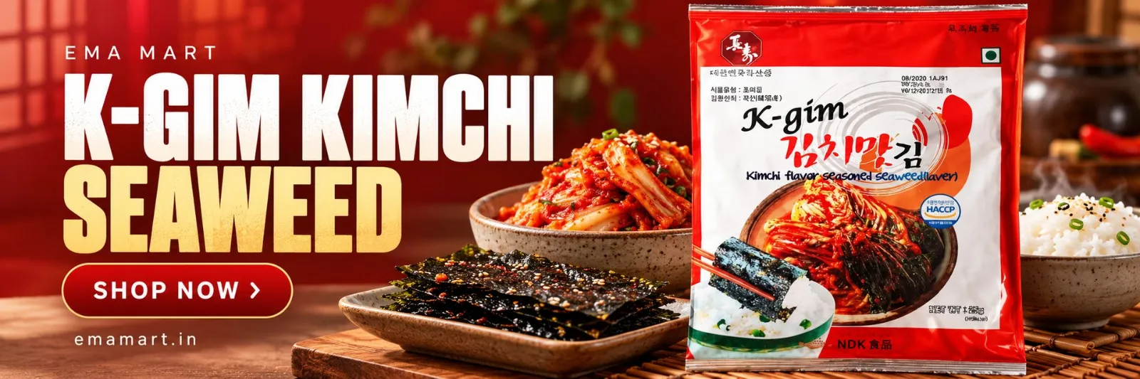K-Gim Kimchi Seaweed