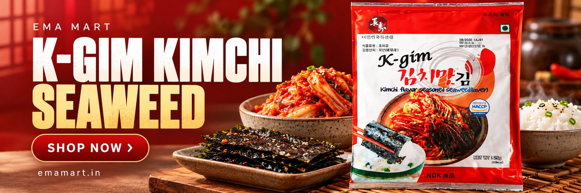 K-Gim Kimchi Seaweed