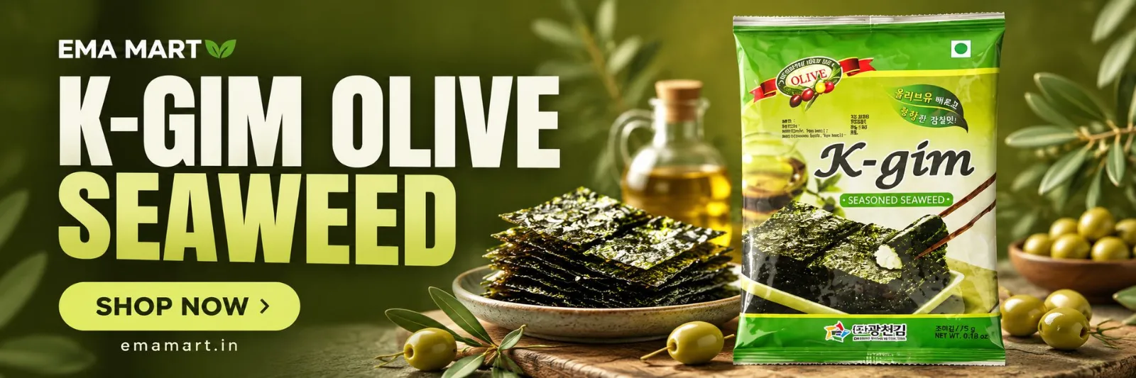 K-Gim Olive Seaweed
